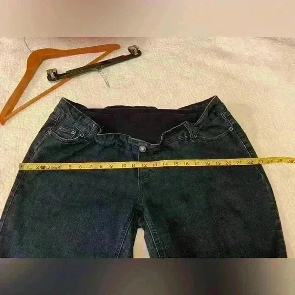 Three Seasons Maternity Jeans 5 Pocket Faux Fly Front XL - Picture 5 of 7